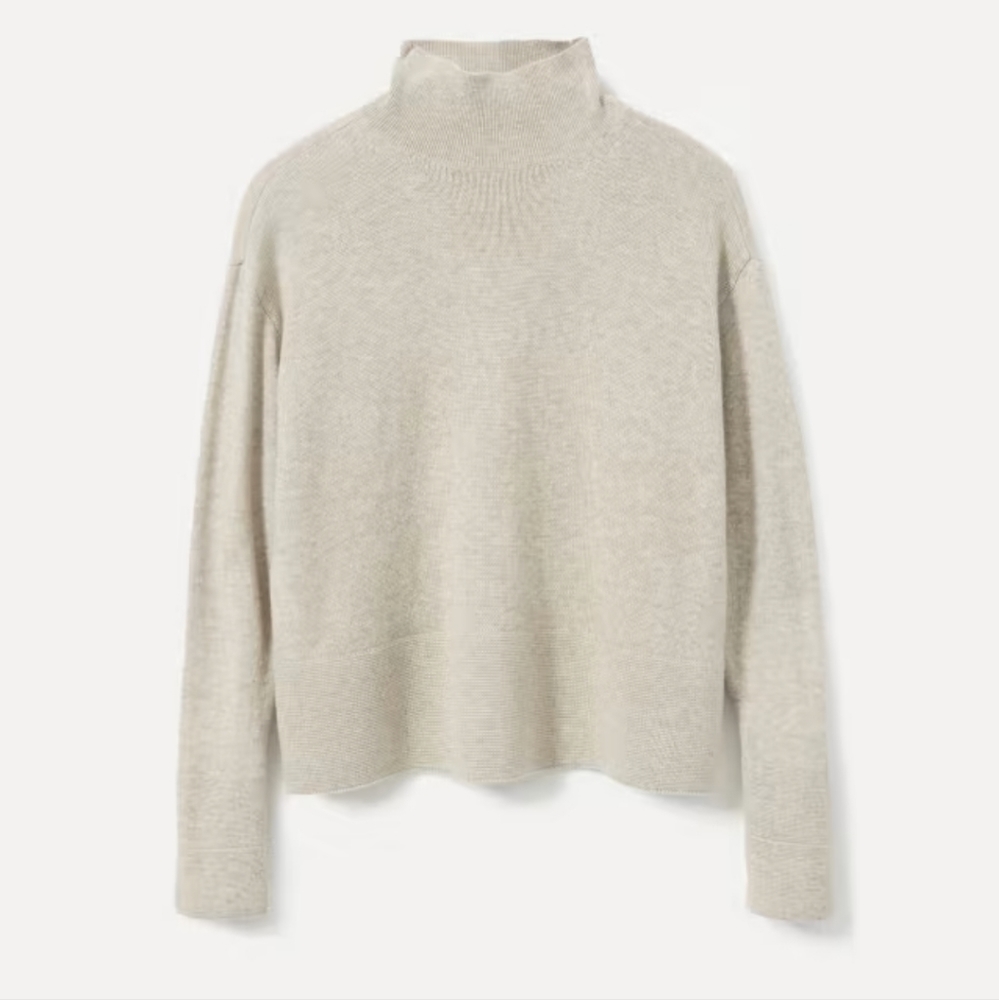 Everlane The Cashmere Square Turtleneck Sweater - Picture 3 of 9